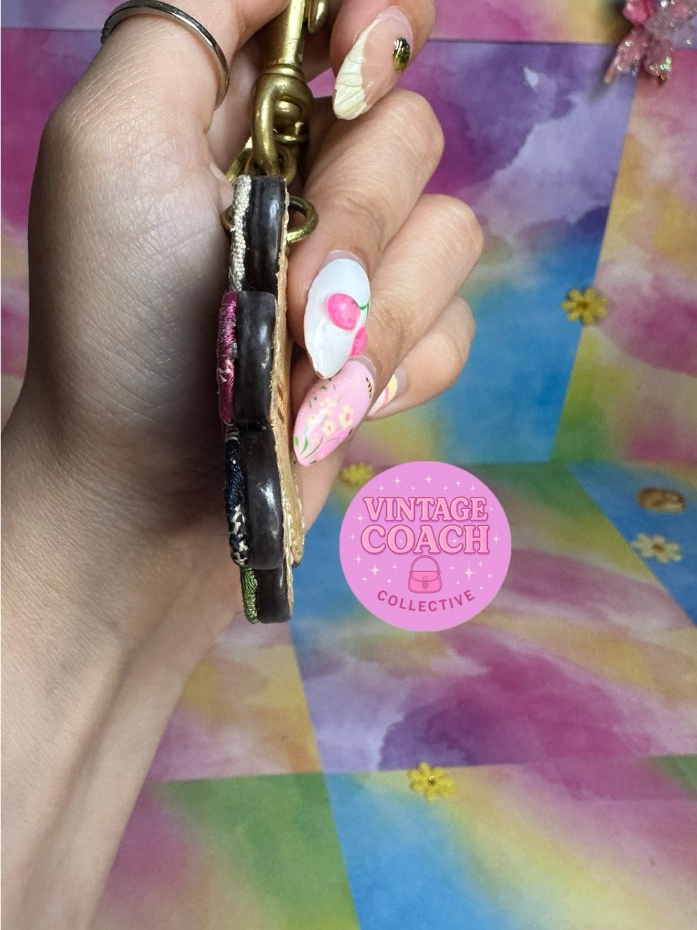 Coach patchwork daisy charm - Picture 7 of 8